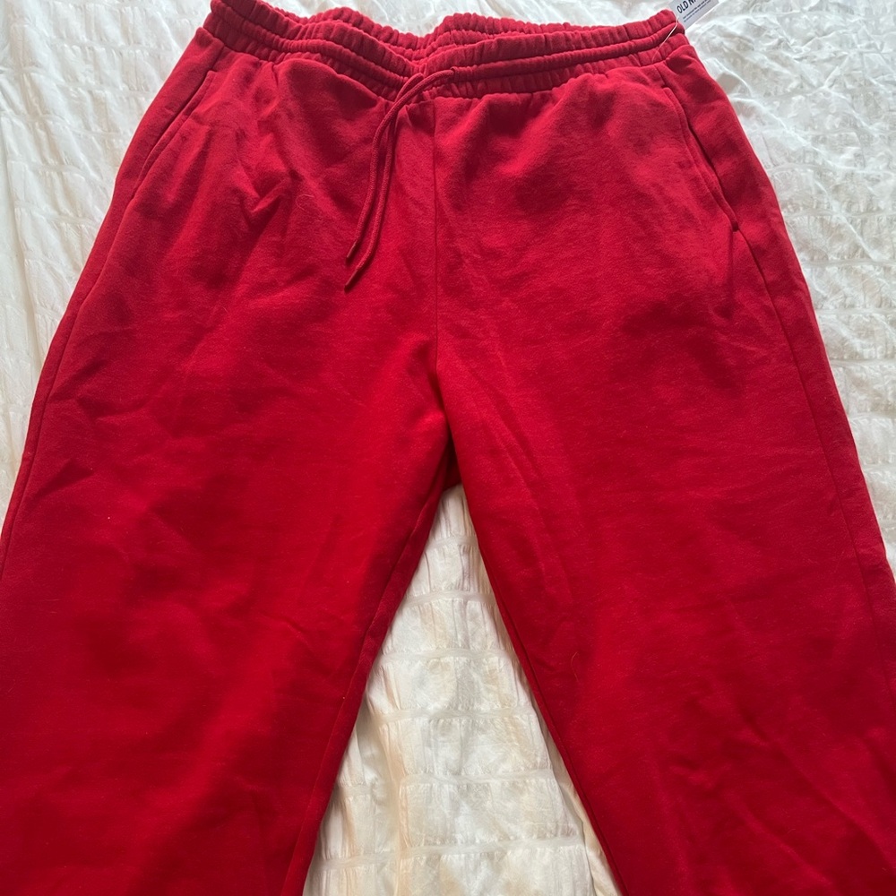 Old Navy Red Baggy Sweatpants - Woman’s XL